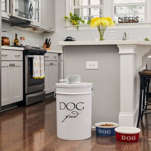 40 lb dog food storage container best sale